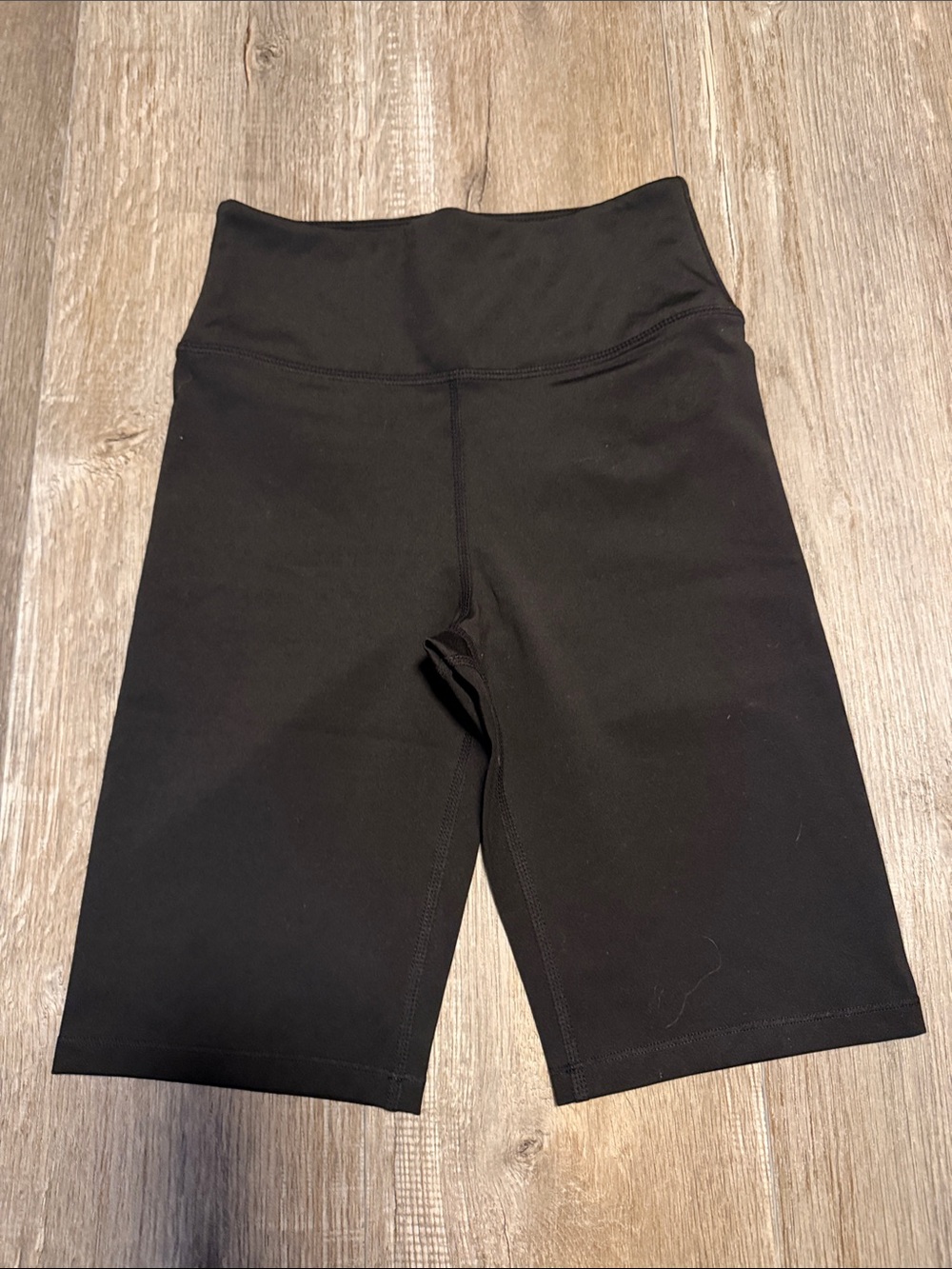 H&M Black High-Waist Bike Shorts